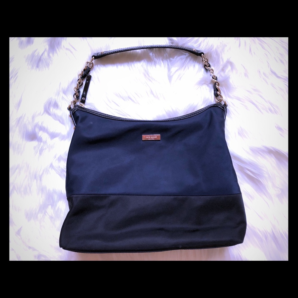 kate spade navy/black shoulder bag